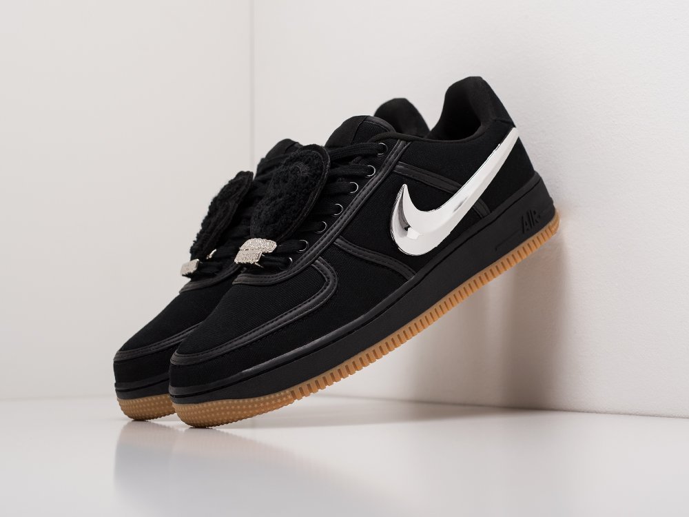 Nike x Travis Scott Air Force 1 Low black leather KEDRED